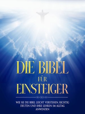 cover image of Die Bibel für Einsteiger